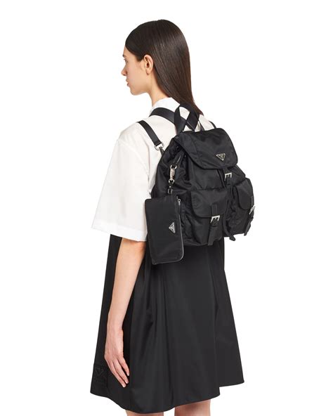 prada nylon tessuto acciaio bag|Prada tessuto nylon backpack.